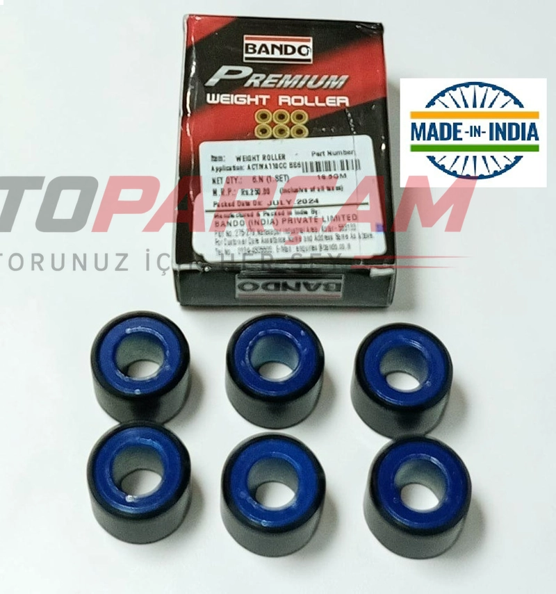 TAHRİK SETİ BANDO HİNDİSTAN 16,5 GR. JÜPİTER-NTORQ-ACTİVA 125İ-DİO-PCX
